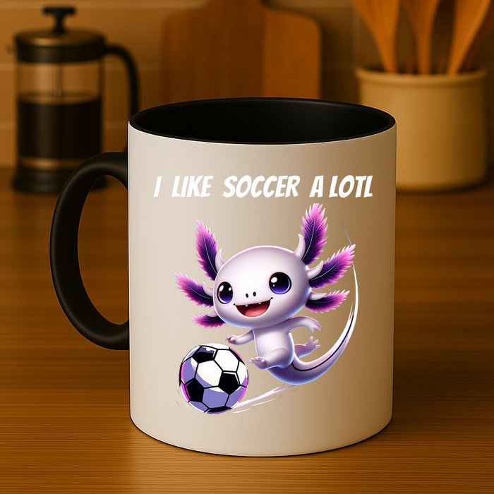 Axolotl Soccer Birthday Soccer Player Mug
