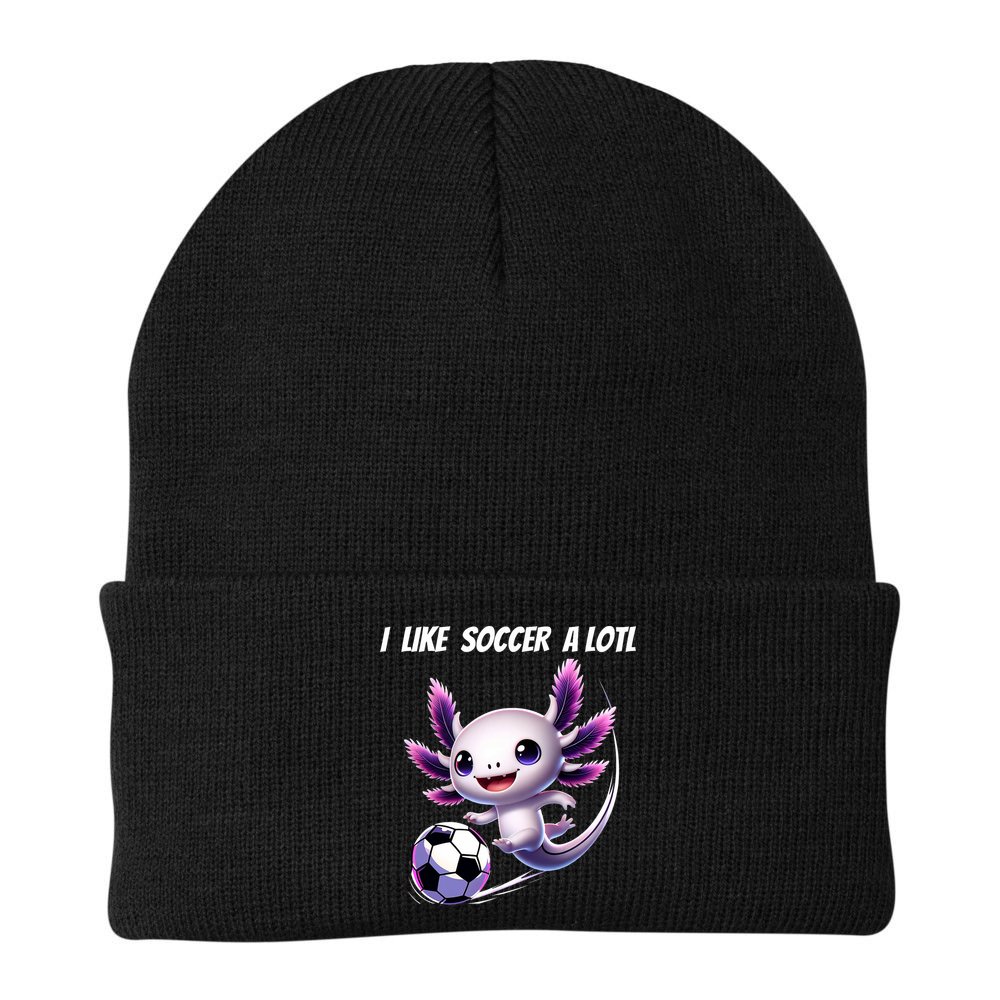 Axolotl Soccer Birthday Soccer Player Beanie
