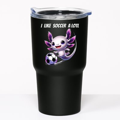 Axolotl Soccer Birthday Soccer Player Tumbler
