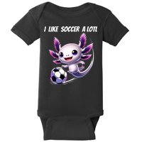 Axolotl Soccer Birthday Soccer Player Baby Bodysuit
