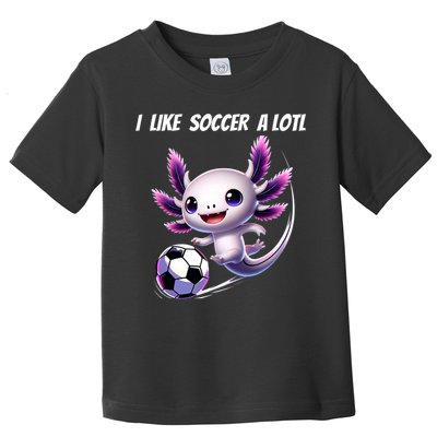Axolotl Soccer Birthday Soccer Player Toddler T-Shirt