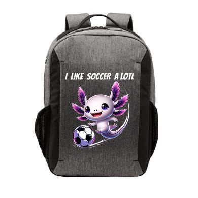 Axolotl Soccer Birthday Soccer Player Vector Backpack
