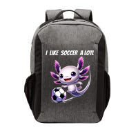 Axolotl Soccer Birthday Soccer Player Vector Backpack