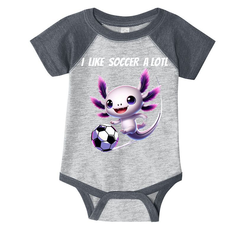 Axolotl Soccer Birthday Soccer Player Infant Baby Jersey Bodysuit