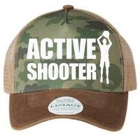 Active Shooter Basketball Player Basketball Active Shooter Legacy Tie Dye Trucker Hat