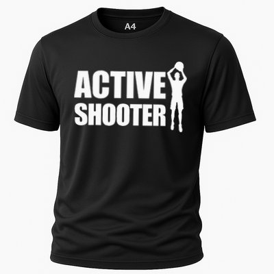 Active Shooter Basketball Player Basketball Active Shooter Performance Shirt