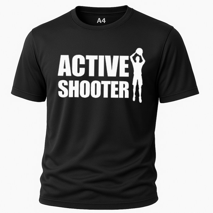 Active Shooter Basketball Player Basketball Active Shooter Performance Shirt