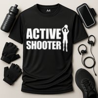 Active Shooter Basketball Player Basketball Active Shooter Performance Shirt