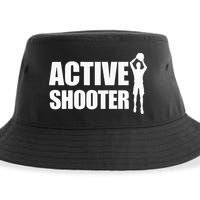 Active Shooter Basketball Player Basketball Active Shooter Sustainable Bucket Hat