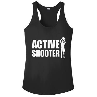 Active Shooter Basketball Player Basketball Active Shooter Ladies PosiCharge Competitor Racerback Tank