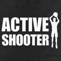 Active Shooter Basketball Player Basketball Active Shooter 25L Jumbo Tote