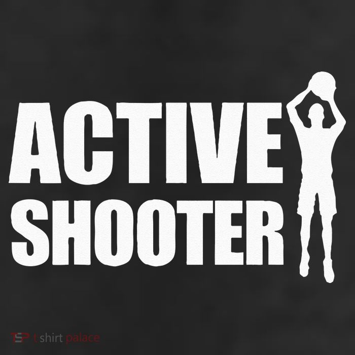 Active Shooter Basketball Player Basketball Active Shooter 25L Jumbo Tote