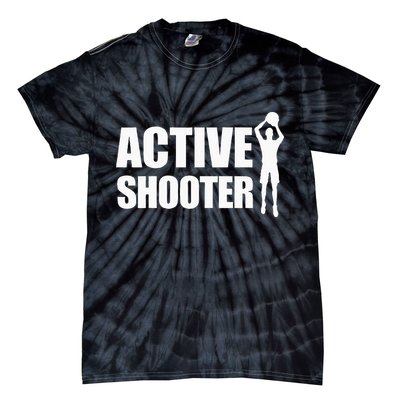 Active Shooter Basketball Player Basketball Active Shooter Tie-Dye T-Shirt