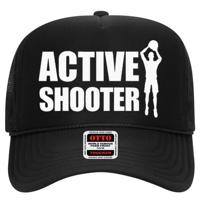 Active Shooter Basketball Player Basketball Active Shooter Trucker Hat