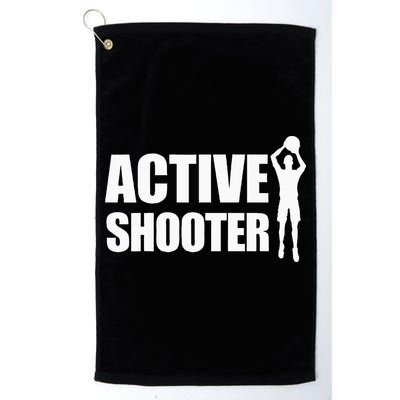 Active Shooter Basketball Player Basketball Active Shooter Golf Towel