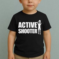 Active Shooter Basketball Player Basketball Active Shooter Toddler T-Shirt