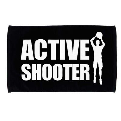 Active Shooter Basketball Player Basketball Active Shooter Microfiber Hand Towel