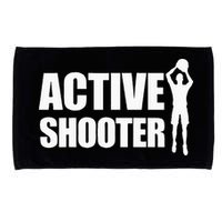 Active Shooter Basketball Player Basketball Active Shooter Microfiber Hand Towel