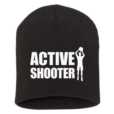 Active Shooter Basketball Player Basketball Active Shooter Short Acrylic Beanie
