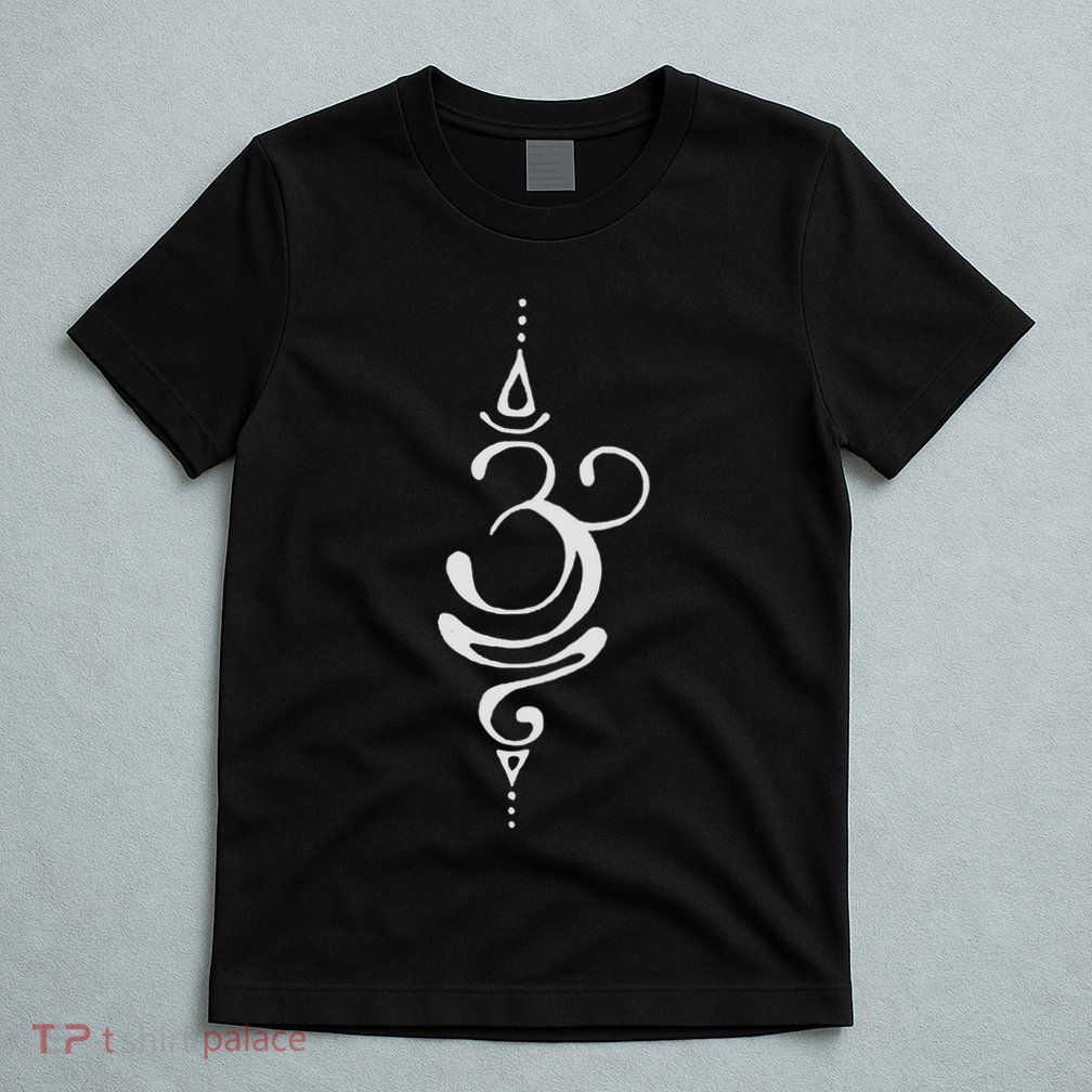Ancient Sanskrit Breathe Om Yoga Meditation Symbol T-Shirt