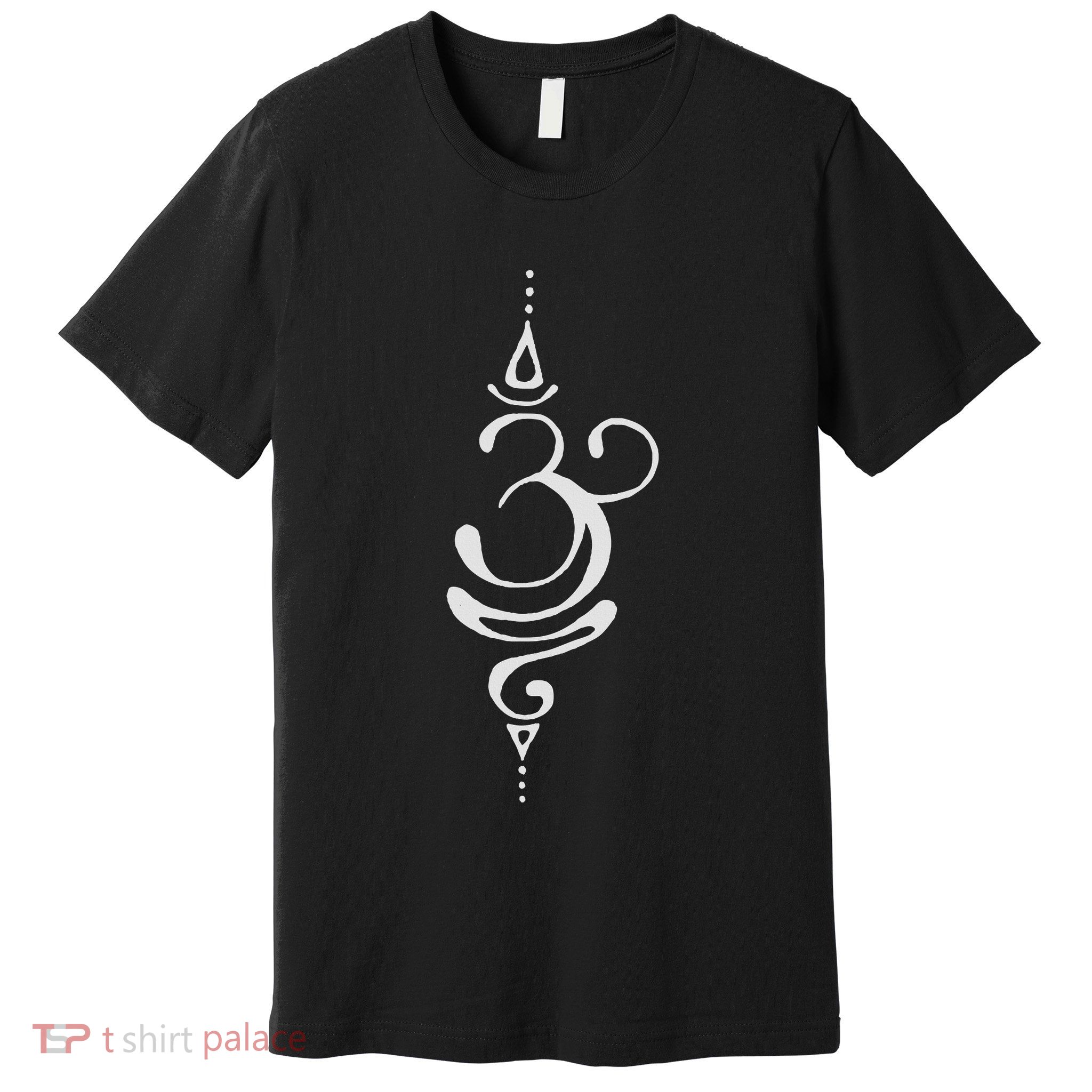 Ancient Sanskrit Breathe Om Yoga Meditation Symbol Premium T-Shirt