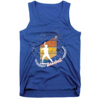 American Sport Baseball Just A Who Loves Baseball Sport Gift Tank Top