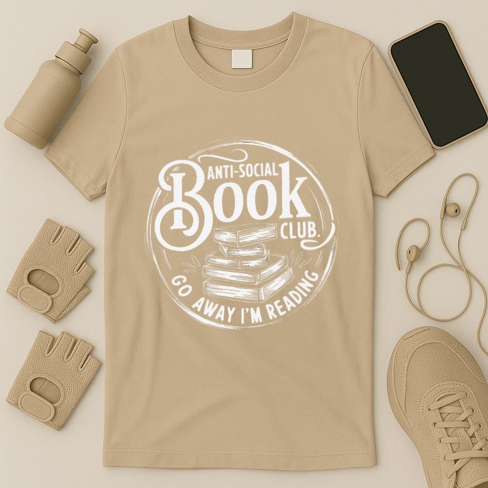 Anti Social Book Reader Go Away IM Reading Introverts T-Shirt