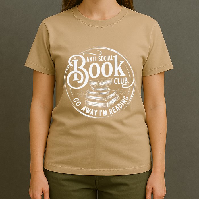 Anti Social Book Reader Go Away IM Reading Introverts T-Shirt