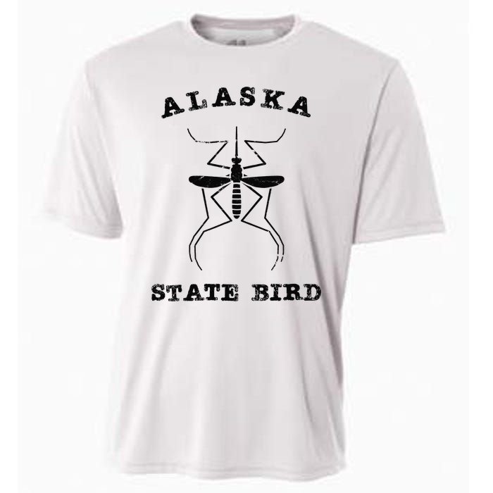 Alaska State Bird Mosquito Cooling Performance Crew T-Shirt