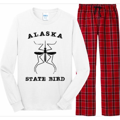 Alaska State Bird Mosquito Long Sleeve Pajama Set