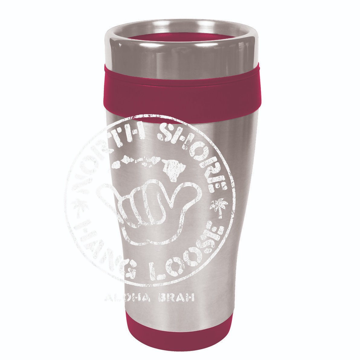 Aloha Shaka Brah Hawaii Islands 12oz Stainless Steel Coffee Mug