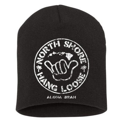 Aloha Shaka Brah Hawaii Islands Short Acrylic Beanie