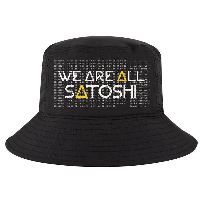 All Satoshi Bitcoin Btc Blockchain Cryptocurrency Cool Comfort Performance Bucket Hat