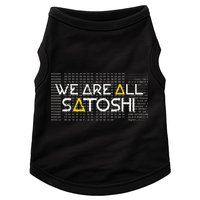 All Satoshi Bitcoin Btc Blockchain Cryptocurrency Doggie Tank