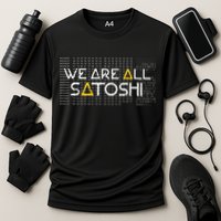 All Satoshi Bitcoin Btc Blockchain Cryptocurrency Performance Shirt