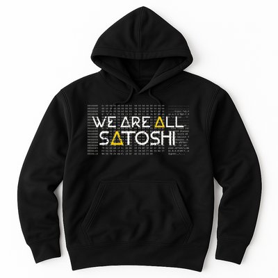 All Satoshi Bitcoin Btc Blockchain Cryptocurrency Hoodie