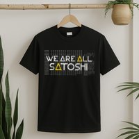 All Satoshi Bitcoin Btc Blockchain Cryptocurrency T-Shirt
