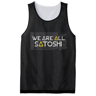 All Satoshi Bitcoin Btc Blockchain Cryptocurrency Mesh Reversible Basketball Jersey Tank