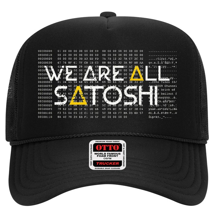 All Satoshi Bitcoin Btc Blockchain Cryptocurrency Hat