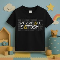 All Satoshi Bitcoin Btc Blockchain Cryptocurrency Toddler T-Shirt