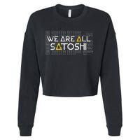 All Satoshi Bitcoin Btc Blockchain Cryptocurrency Cropped Pullover Crew