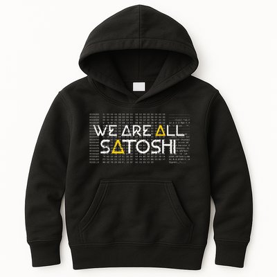 All Satoshi Bitcoin Btc Blockchain Cryptocurrency Kids Hoodie