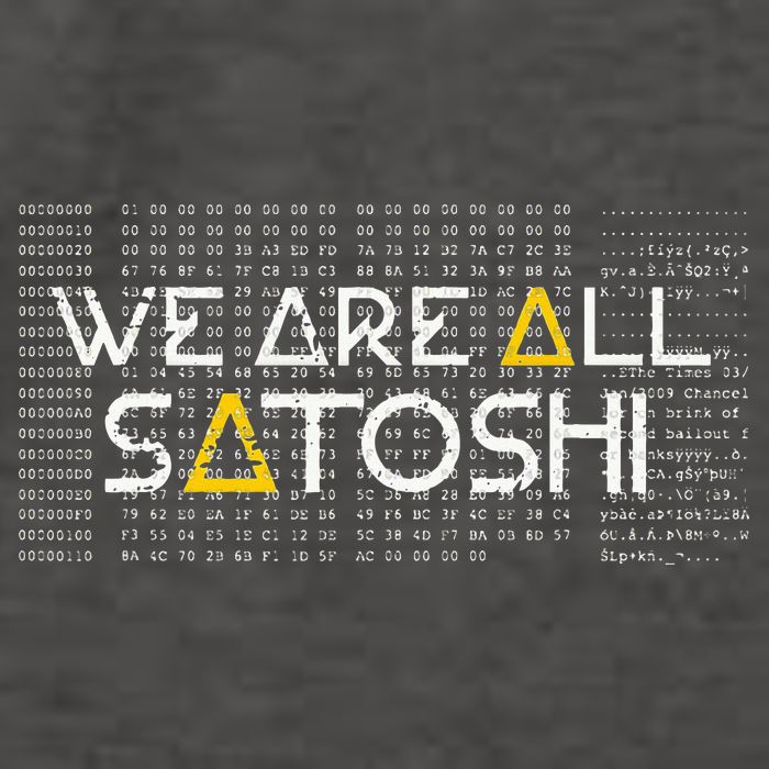 All Satoshi Bitcoin Btc Blockchain Cryptocurrency Vector Backpack