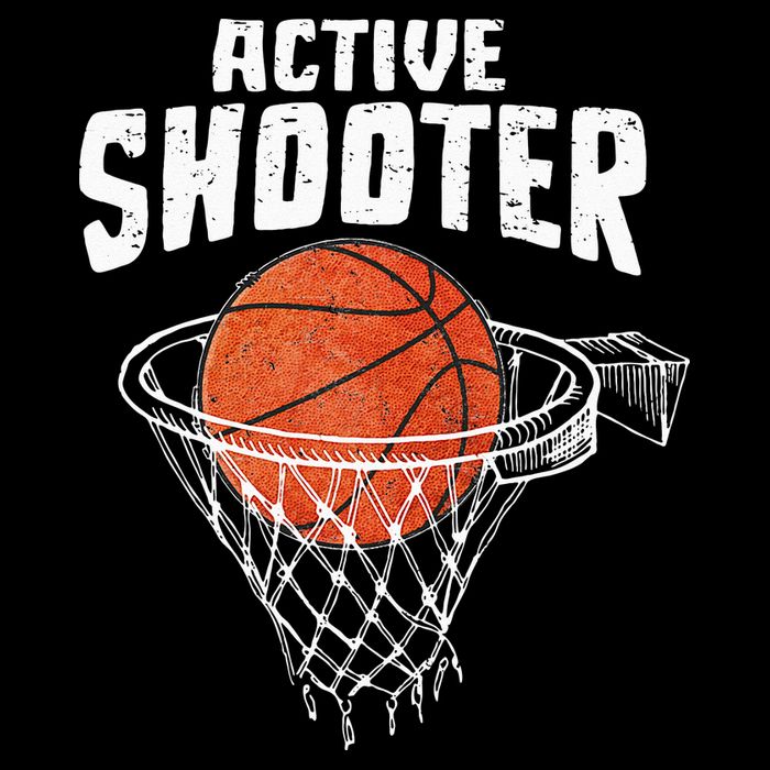 Active Shooter Basketball Lovers Men Women Basketball Player Cooling Performance Crew T-Shirt