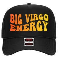 August September Birthday Big Energy Virgo High Crown Mesh Back Trucker Hat