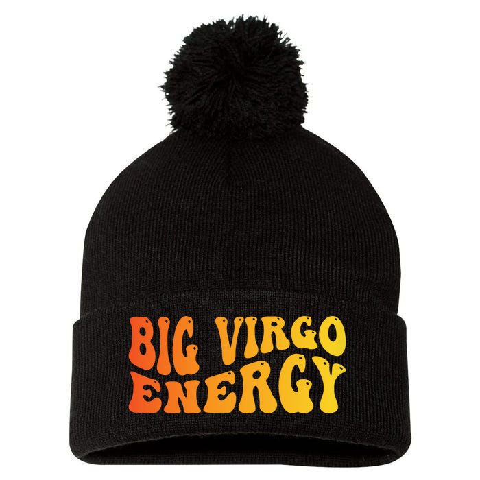 August September Birthday Big Energy Virgo Pom Pom 12in Knit Beanie