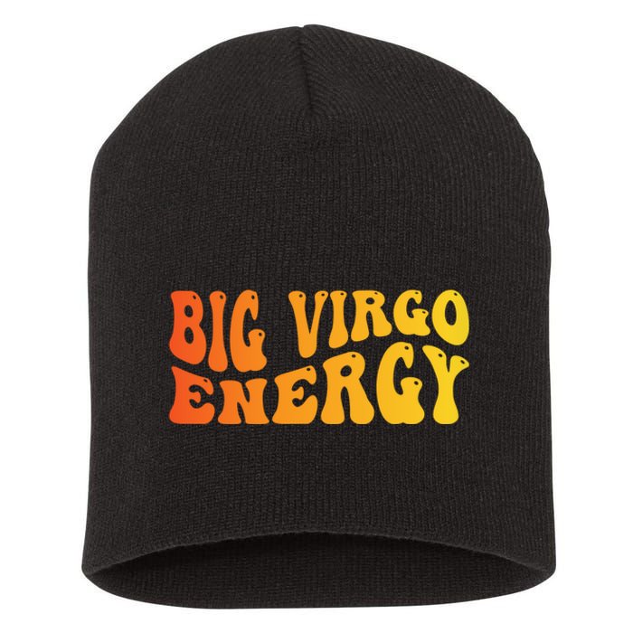 August September Birthday Big Energy Virgo Short Acrylic Beanie