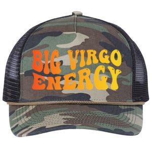 August September Birthday Big Energy Virgo Retro Rope Trucker Hat Cap