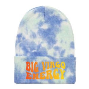 August September Birthday Big Energy Virgo Tie Dye 12in Knit Beanie