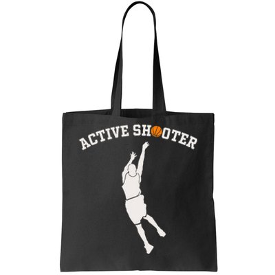 Active Shooter Basketball Lovers Tote Bag